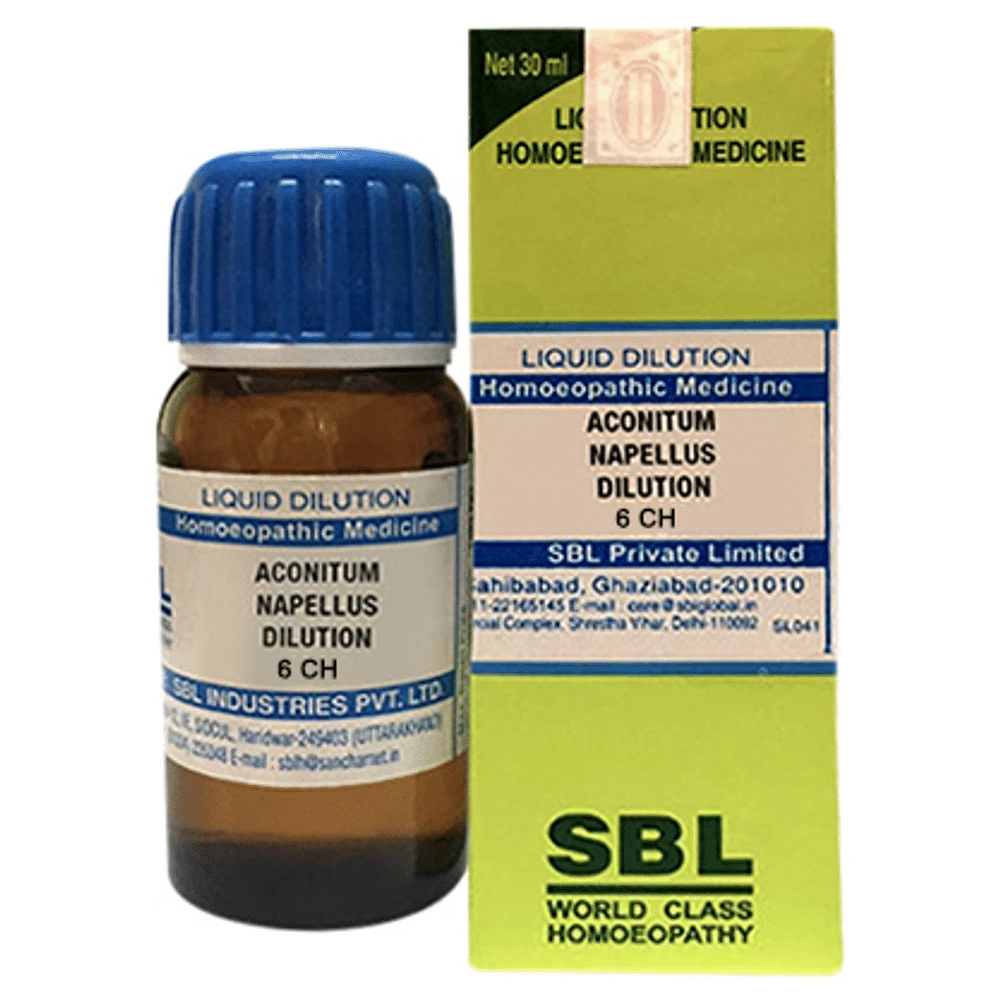 SBL Homeopathy Aconitum Napellus Dilution, 6 CH-1.webp